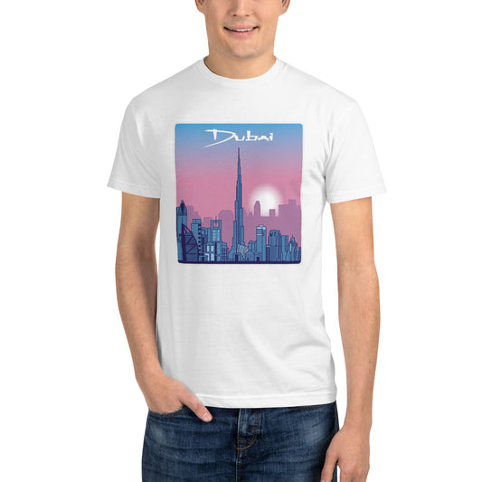 Dubai Skyline Vaporwave Aesthetic T-Shirt